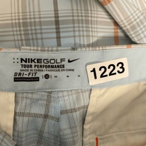 NWOT Nike Dri Fit Tour Performance Golf Stretch Flat Front Shorts Men Size 32 - Picture 2 of 10